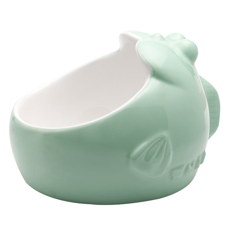 Comfort Feed – Ceramic Tilt Bowl for Cats