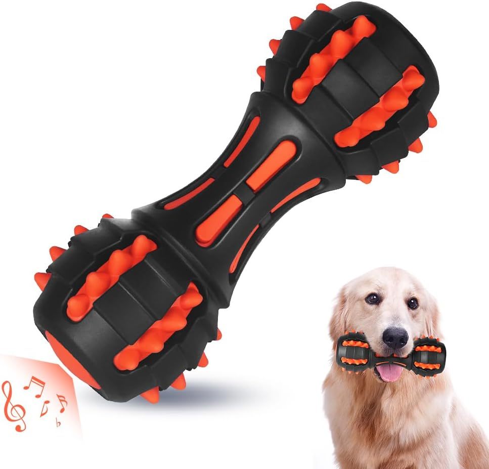 Tough Squeaky Dog Toy – Built for Endless Chewing