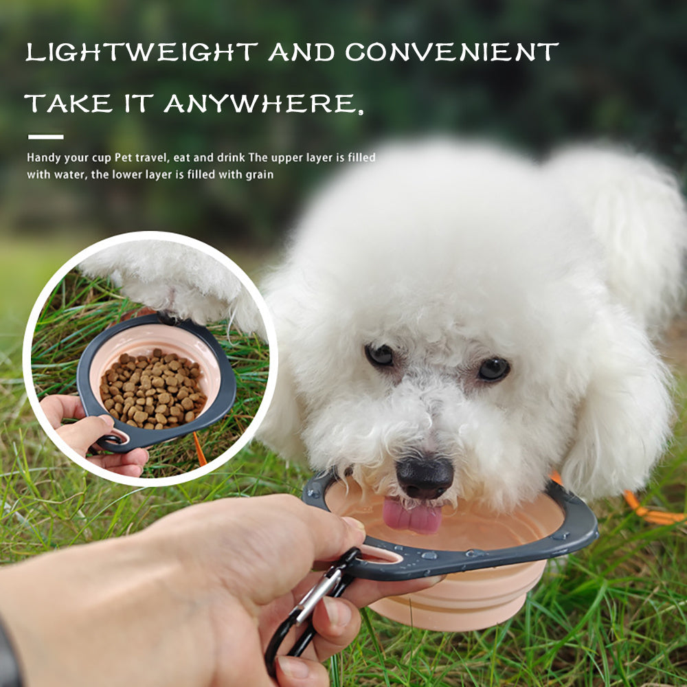 On-the-Go Dog Bowl – Foldable and Lightweight