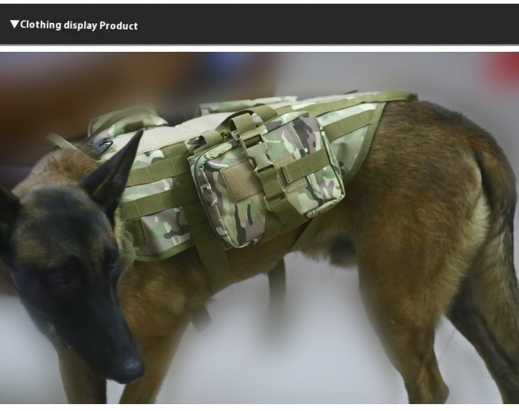 Protective Tactical Dog Vest for Outdoor Adventures