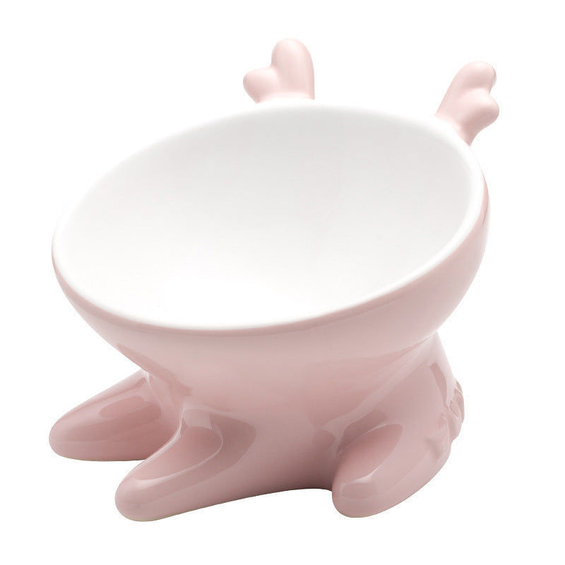 Comfort Feed – Ceramic Tilt Bowl for Cats