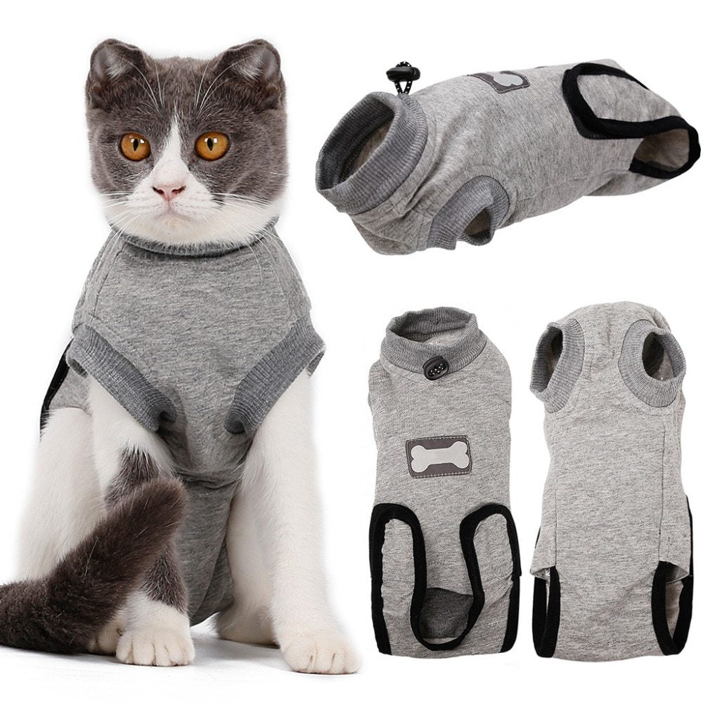 Cat Recovery Suit – Comfy Healing After Surgery