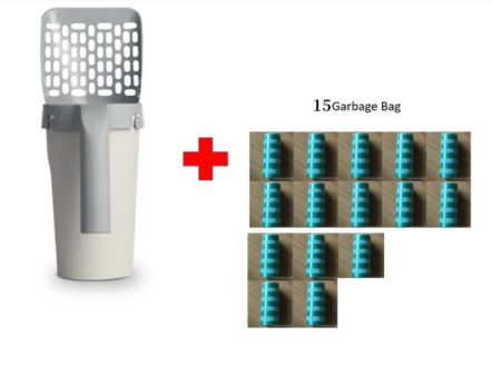 Easy-Clean Cat Litter Shovel and Storage Box