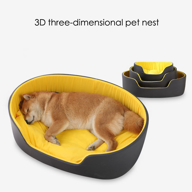 Cozy Winter Pet Kennel – Warm Sleep for Cats & Dogs