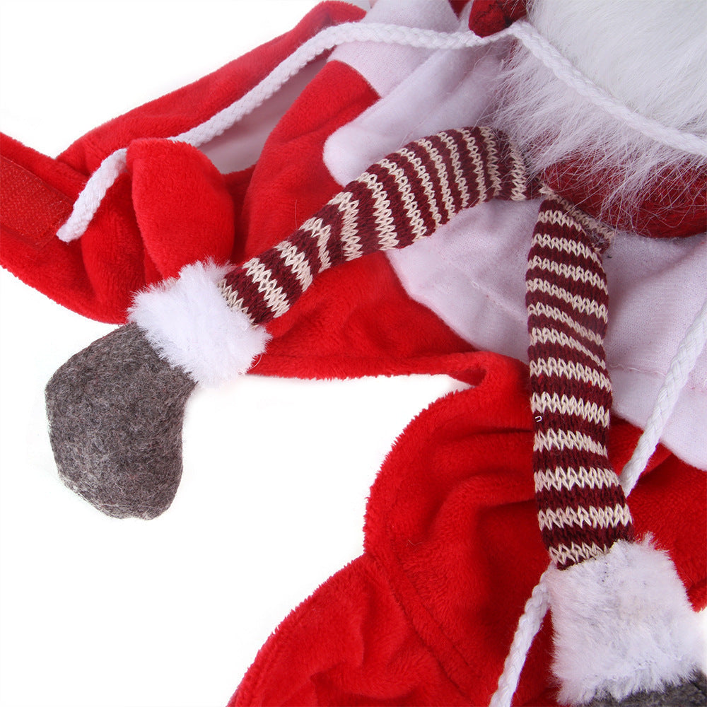 Santa Riding Pet Costume – Holiday Fun for Cats & Dogs