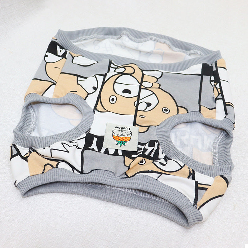 Cozy Comic Bear Vest for Bulldogs and Pugs