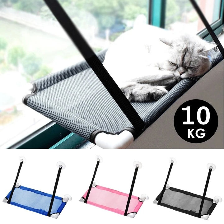 Sunny Window Hammock for Curious, Cozy Cats