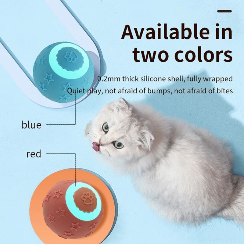 Rechargeable Smart Ball Toy – Active Cats, Happy Life