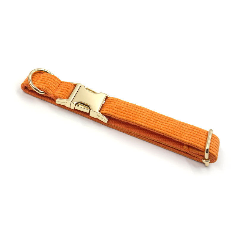 Soft Corduroy Dog Collar – Stylish, Strong, and Cozy
