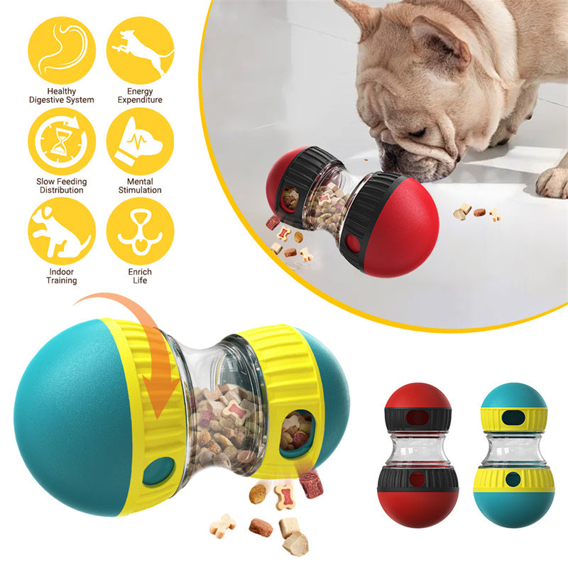 Interactive Dog Tumbler – Treats, Play, and Brain Boost