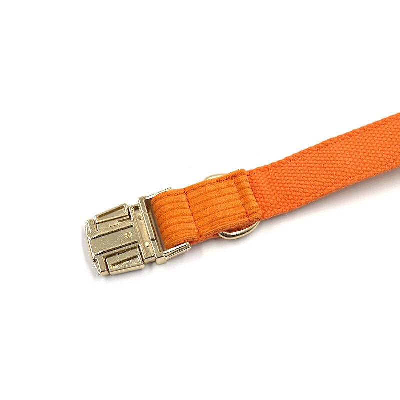 Soft Corduroy Dog Collar – Stylish, Strong, and Cozy