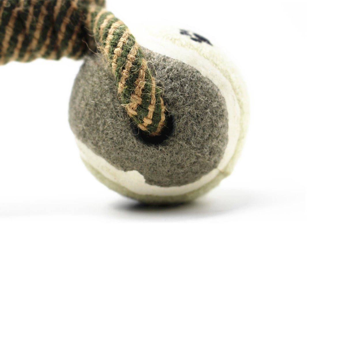 Tennis Ball Dumbbell – Tough Tug Toy for Dogs