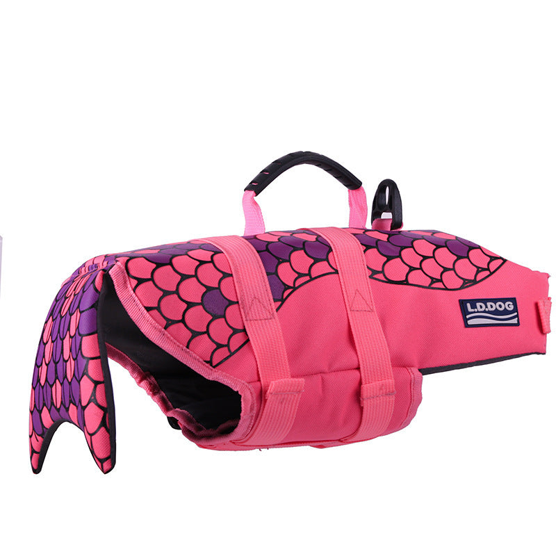 Mermaid & Shark Dog Life Vest