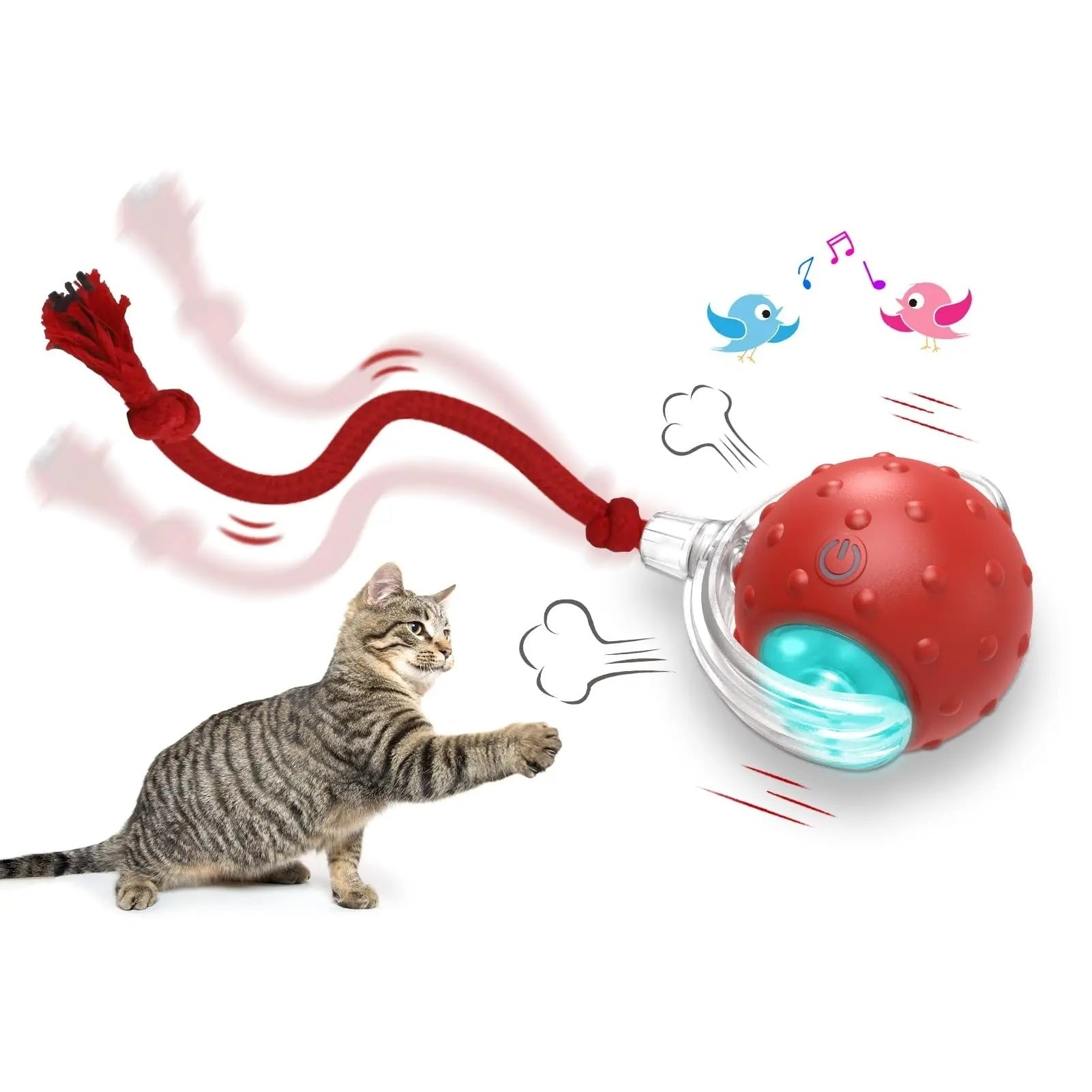 Interactive Cat Ball – Nonstop Fun & Paws in Motion