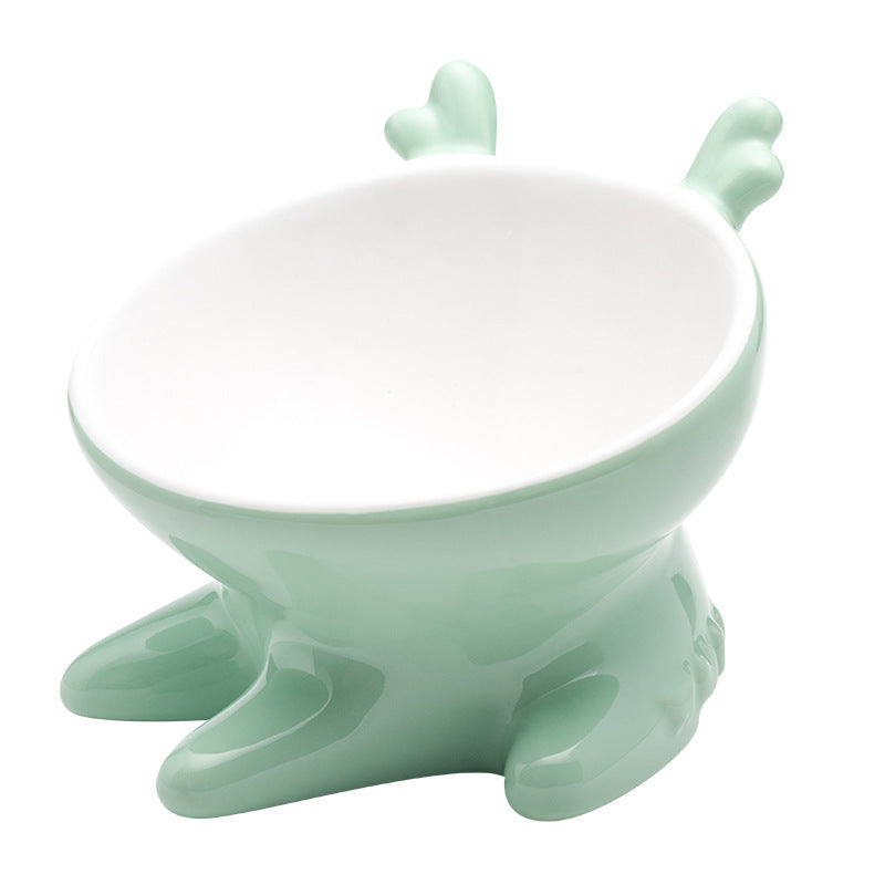 Comfort Feed – Ceramic Tilt Bowl for Cats