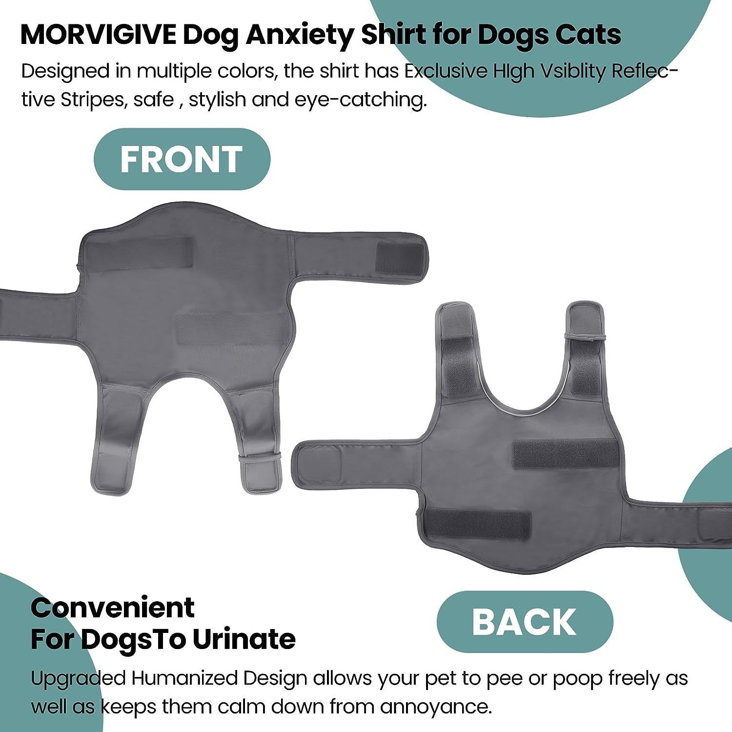 Anxiety-Relief Dog Vest – Cozy, Soothing, Protective Fit