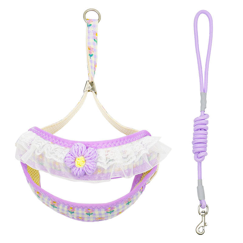 Charming Small Dog Vest with Handy Holding Rope