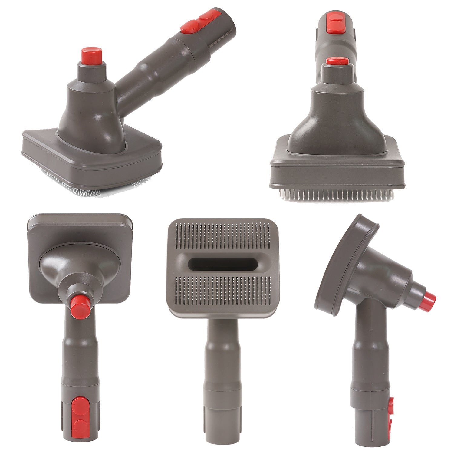 Vacuum Grooming Brush for Easy Pet Hair Cleanup