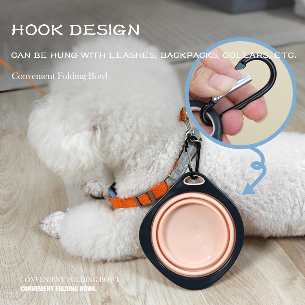 On-the-Go Dog Bowl – Foldable and Lightweight