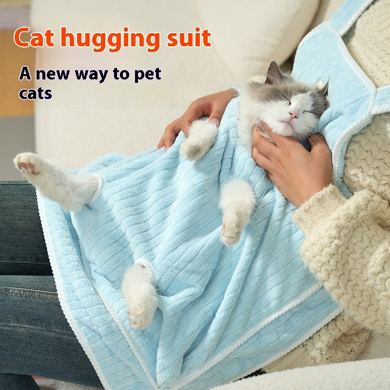 Cat Hugging Apron – Snuggle Safely Anytime, Anywhere
