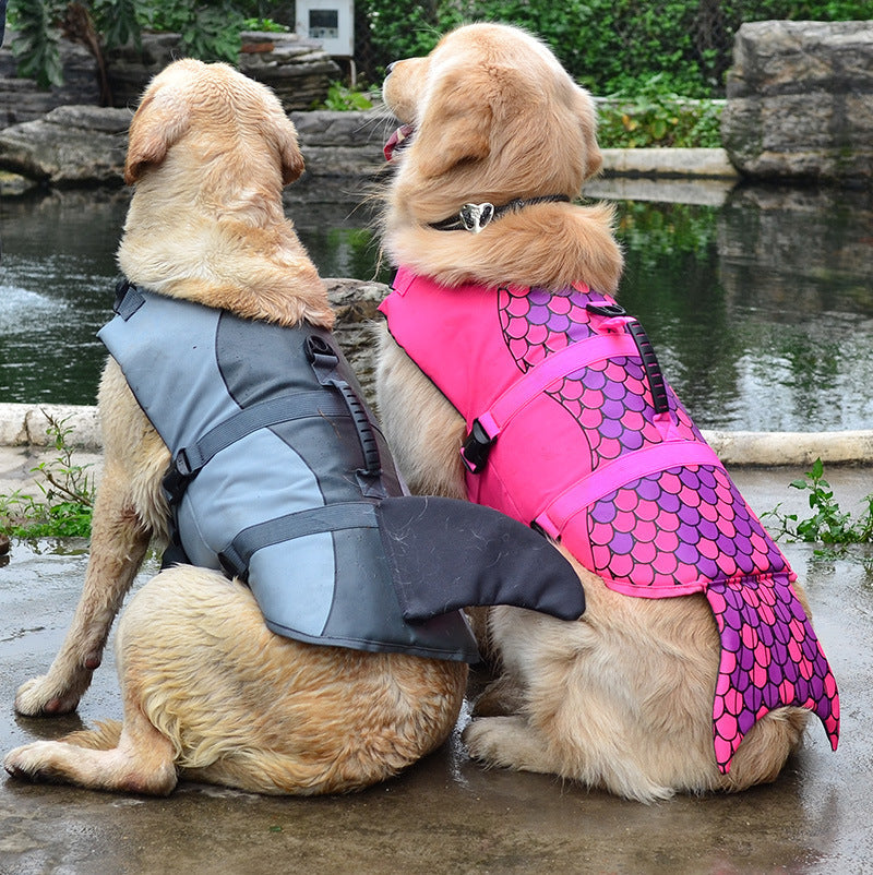 Mermaid & Shark Dog Life Vest