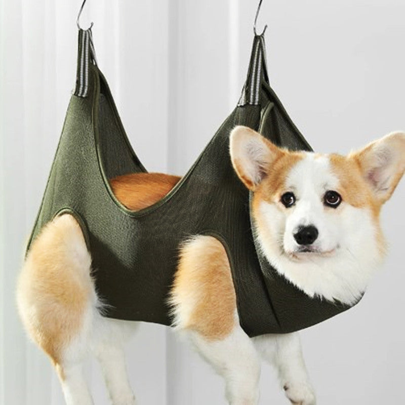 Stress-Free Grooming Hammock for Cats and Small Dogs