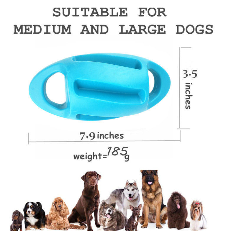 Bite-Proof Dog Toy – Floating Rubber Fun in Water