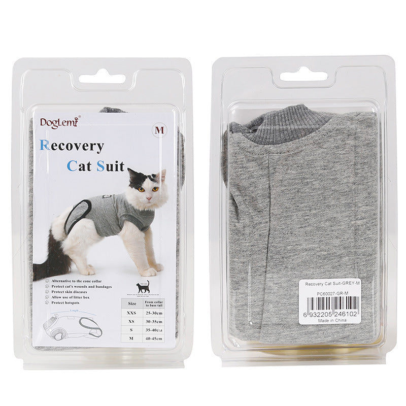 Cat Recovery Suit – Comfy Healing After Surgery