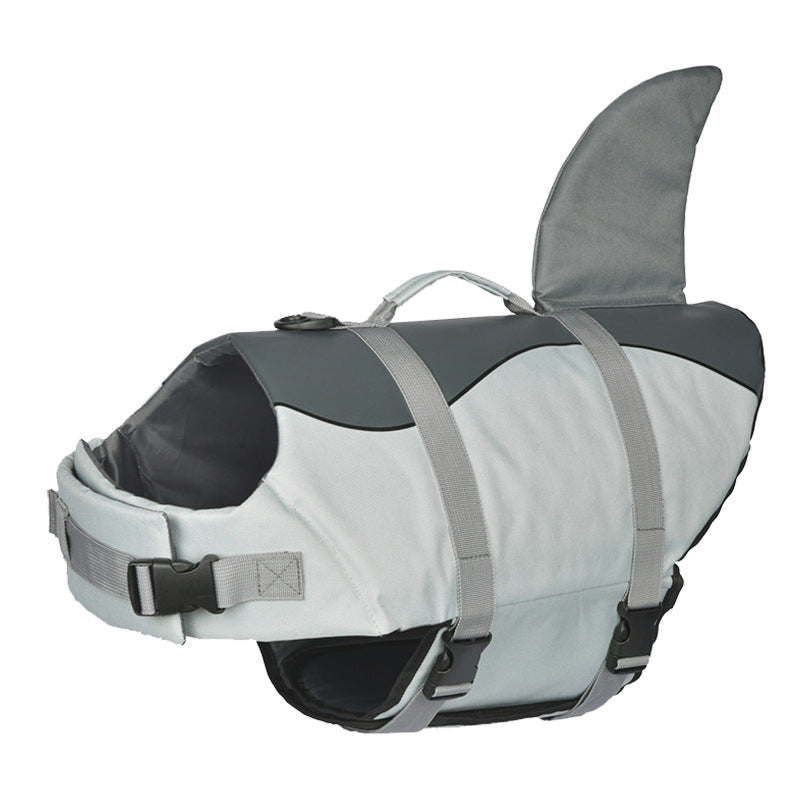 Playful Shark Dog Life Jacket for Pool and Beach