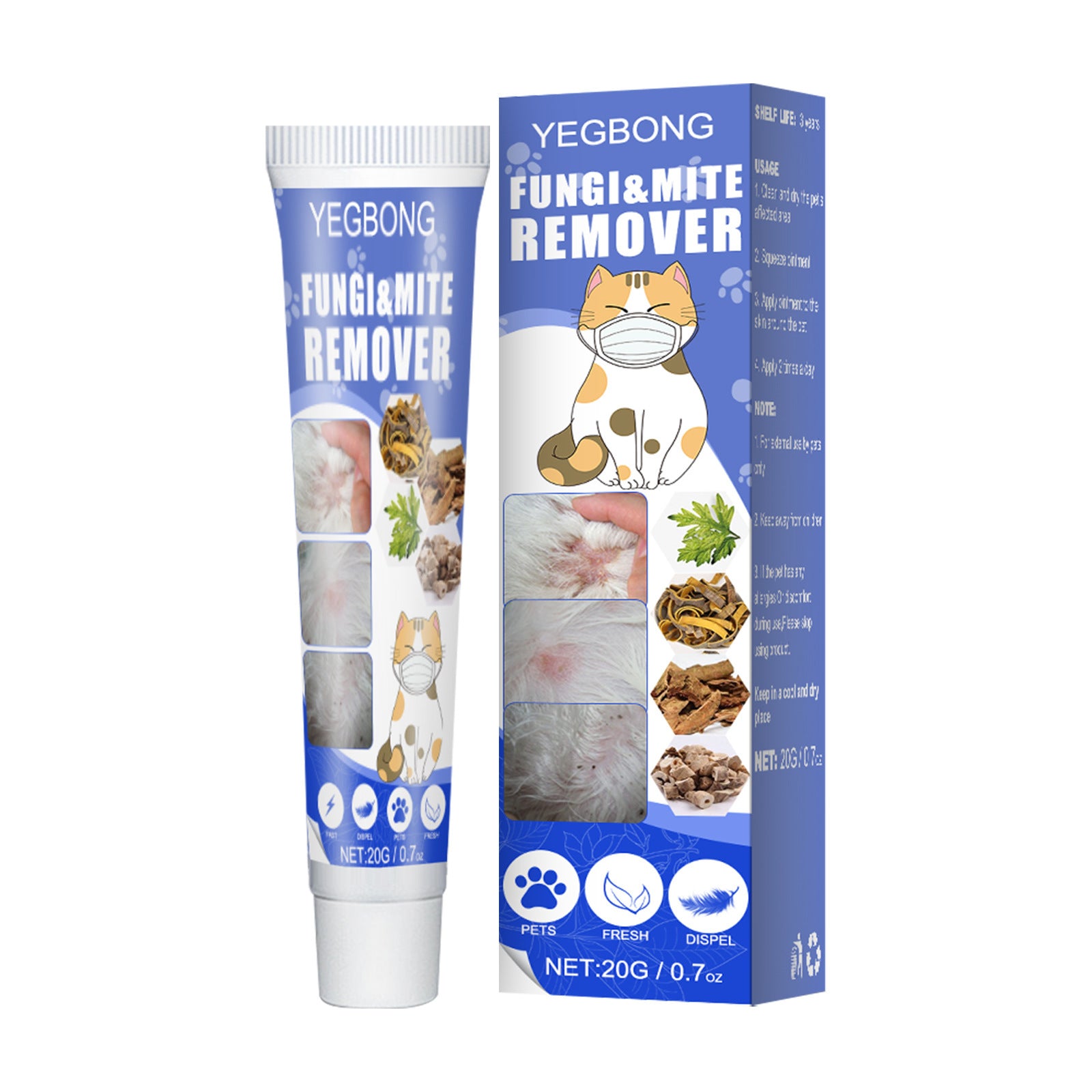 Cat and Dog Itch Relief Skin Care Cream