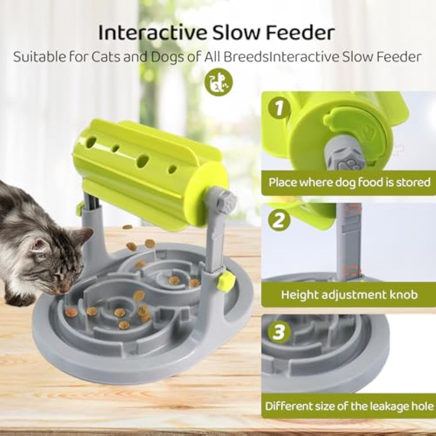 Smart Pet Feeder – Fun Mealtime Puzzle for Pets
