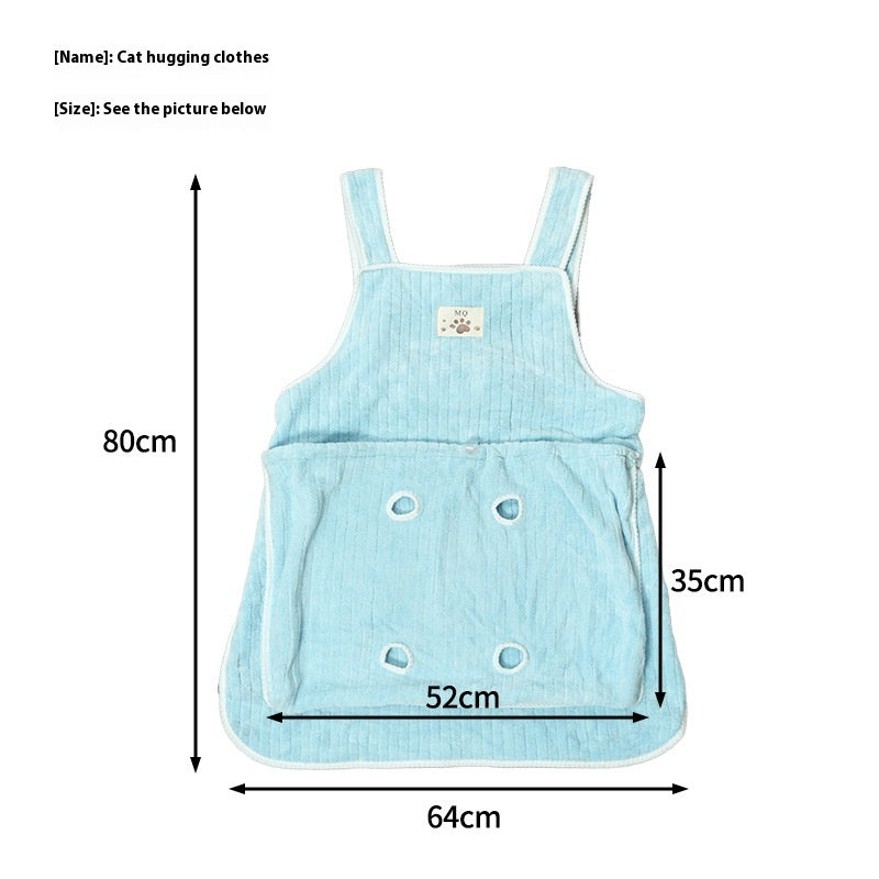 Cat Hugging Apron – Snuggle Safely Anytime, Anywhere