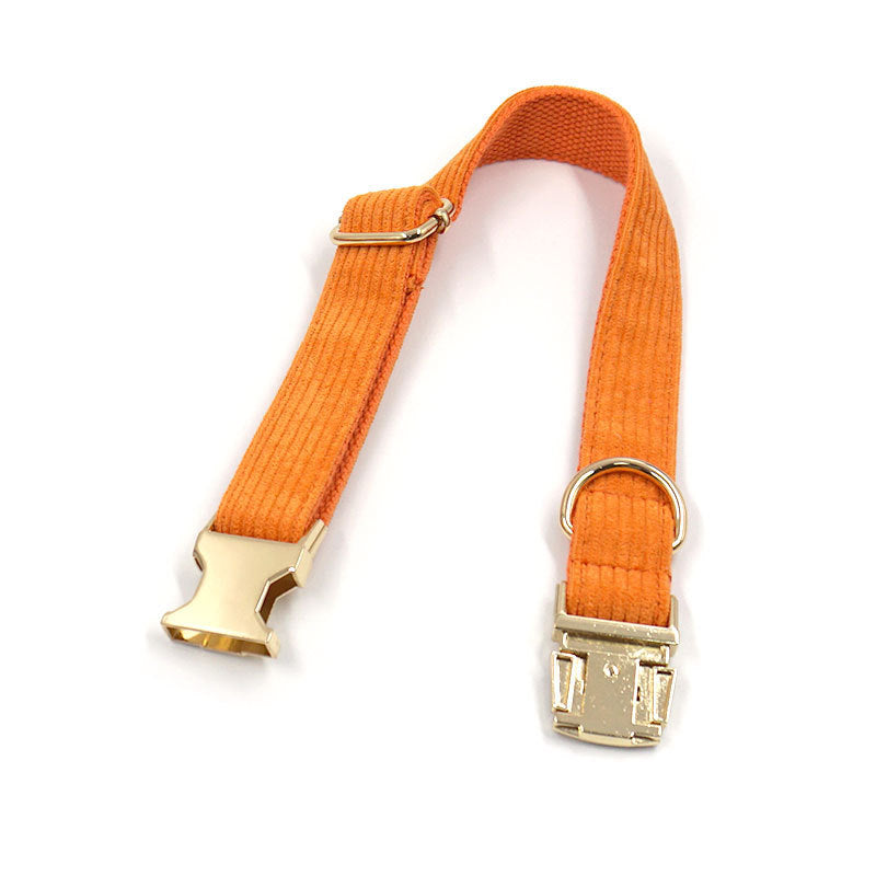 Soft Corduroy Dog Collar – Stylish, Strong, and Cozy