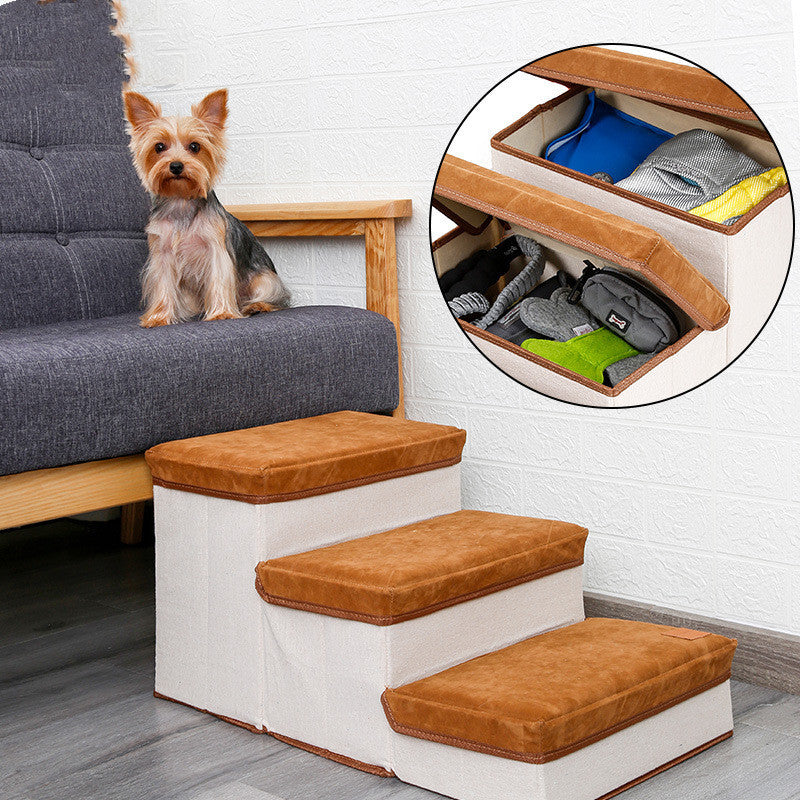 Easy-Step Pet Ladder for Small Dogs and Puppies