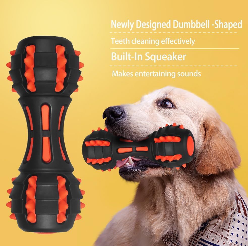 Tough Squeaky Dog Toy – Built for Endless Chewing
