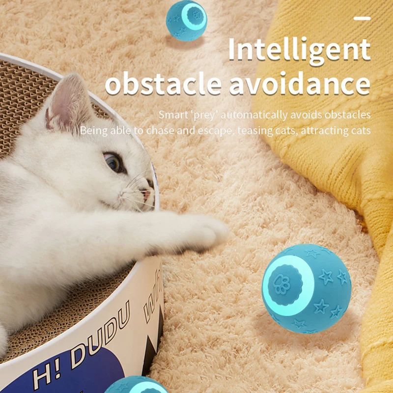 Rechargeable Smart Ball Toy – Active Cats, Happy Life