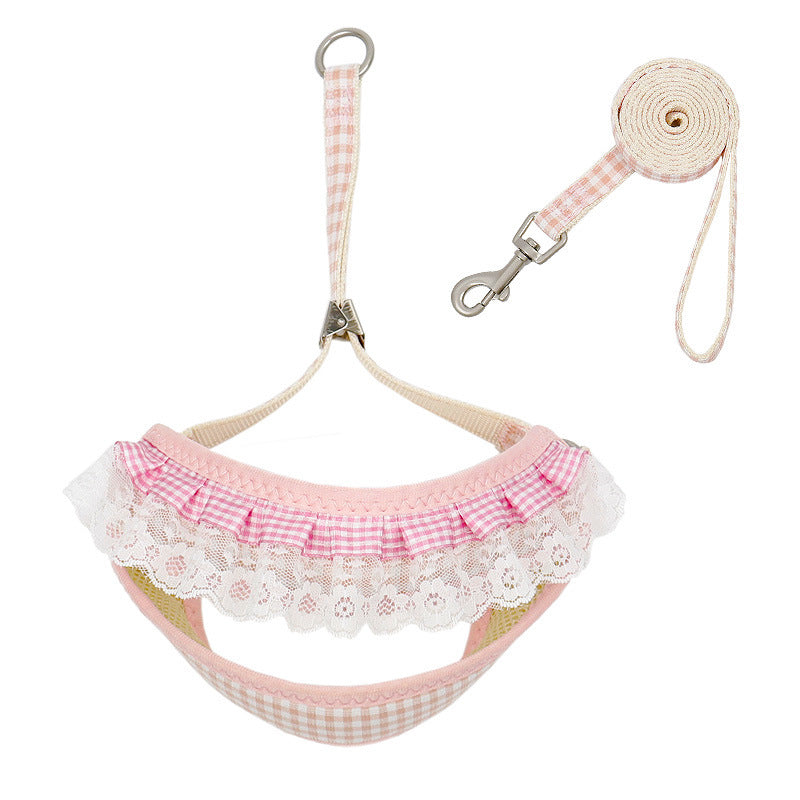 Charming Small Dog Vest with Handy Holding Rope