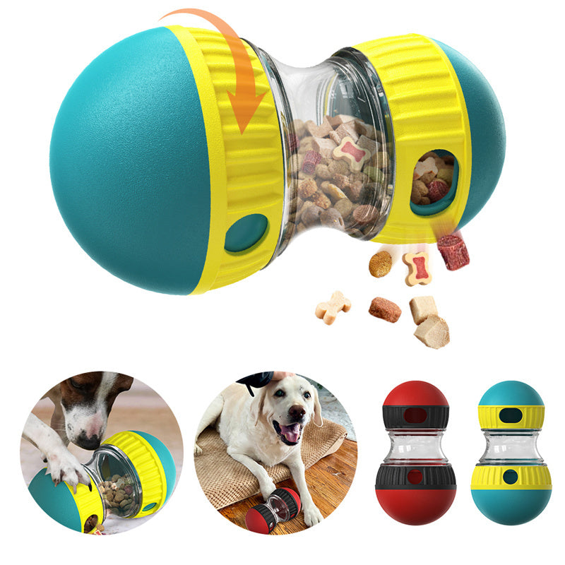 Interactive Dog Tumbler – Treats, Play, and Brain Boost