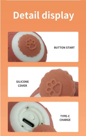 Rechargeable Smart Ball Toy – Active Cats, Happy Life