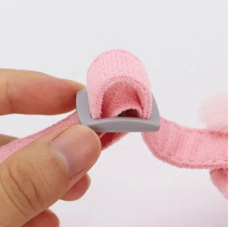 Adorable Puppy Harness & Leash with Bow Tie