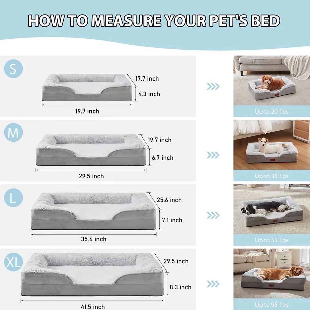 Memory Foam Pet Bed for Pain-Free Pet Rest