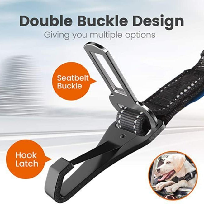 Travel Buddy Dog Car Leash – Safe Adjustable Design