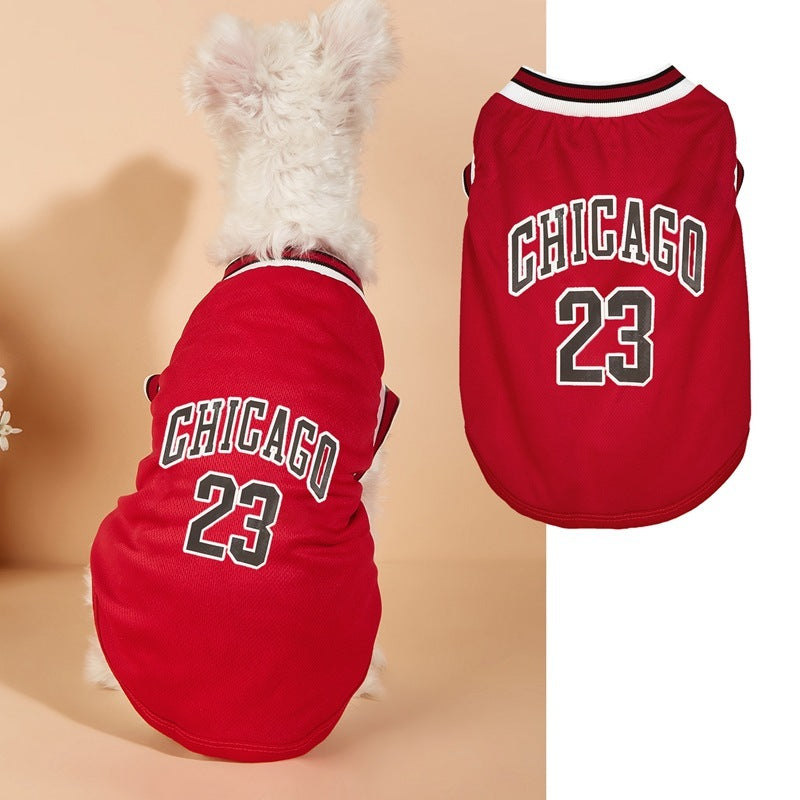 Sporty Pup Basketball Vest