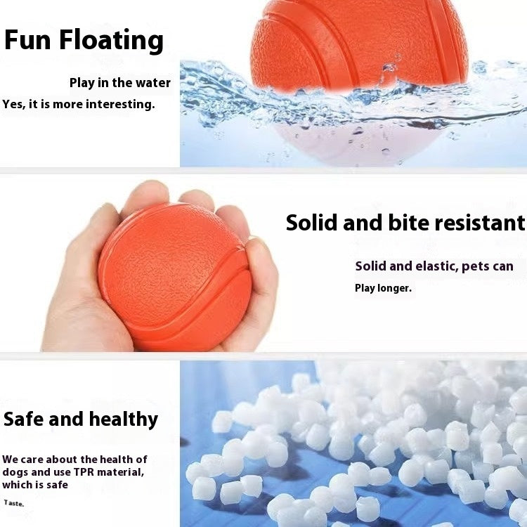 Floating Rubber Dog Ball – Splash, Fetch, and Play Anywhere