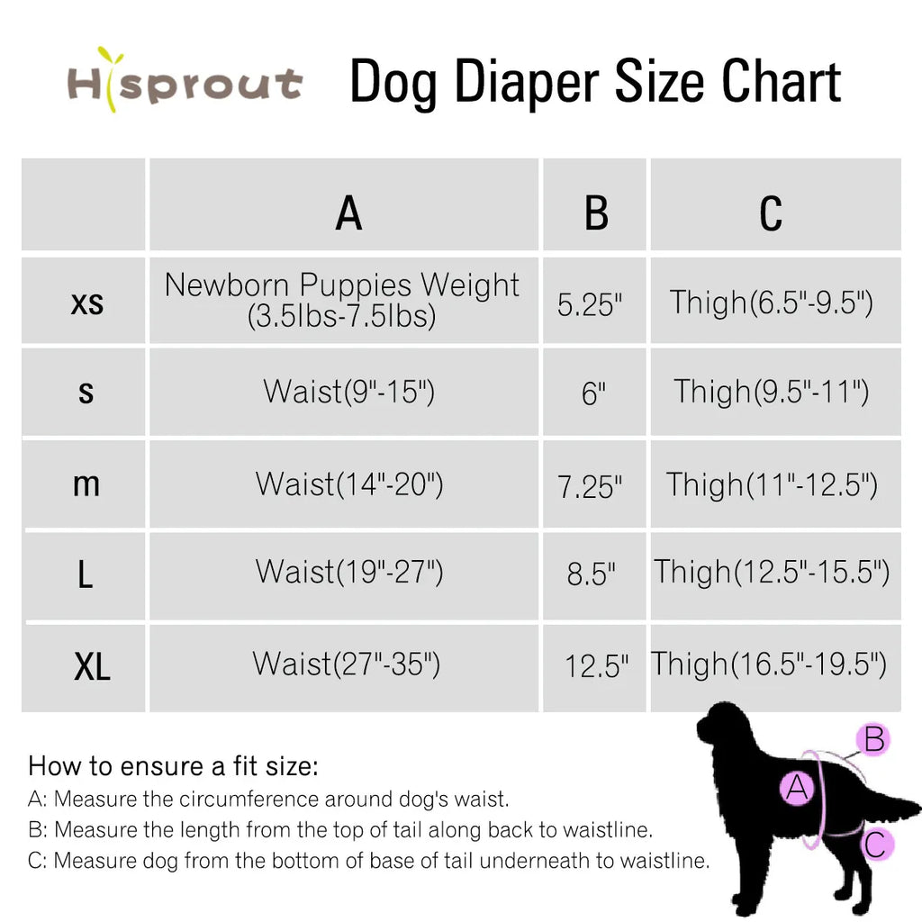 Eco-Friendly Washable Dog Diaper Pants – Comfy & Reusable