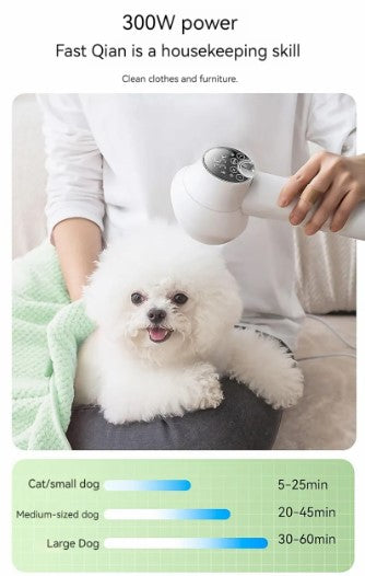 Smart Pet Hair Dryer & Comb