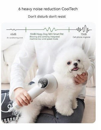 Smart Pet Hair Dryer & Comb