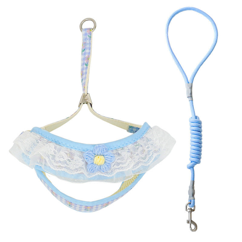 Charming Small Dog Vest with Handy Holding Rope