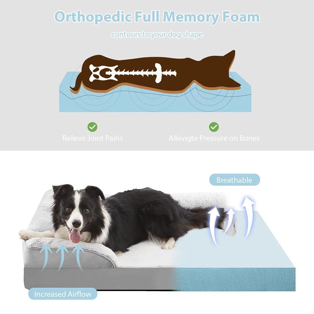 Memory Foam Pet Bed for Pain-Free Pet Rest