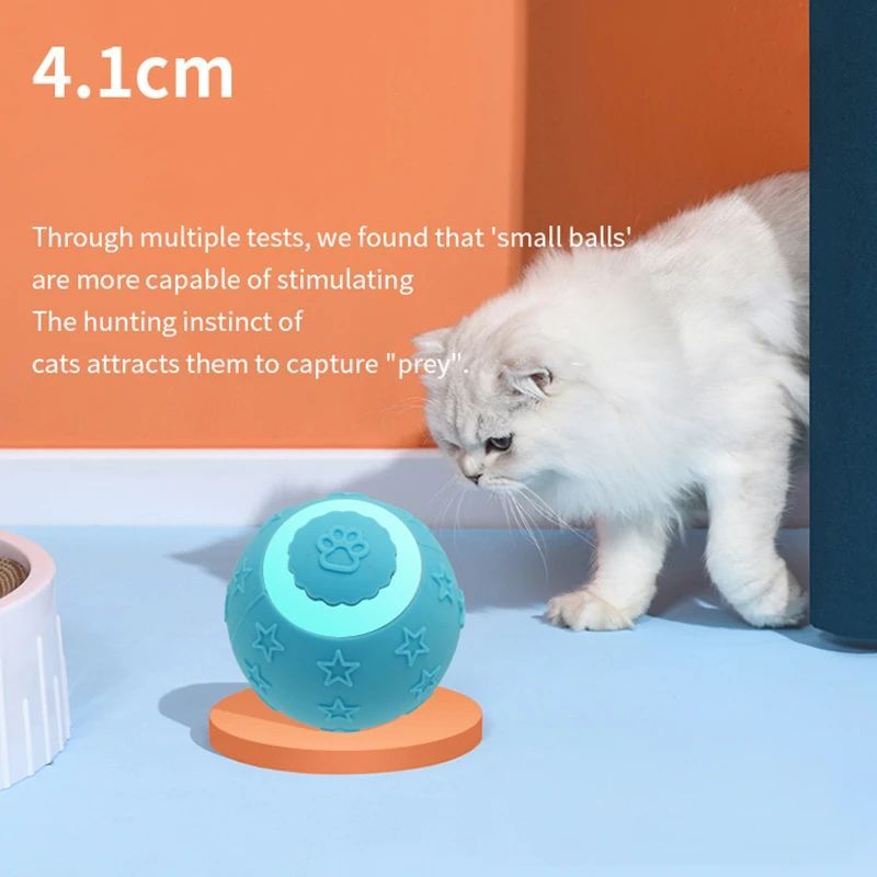 Rechargeable Smart Ball Toy – Active Cats, Happy Life